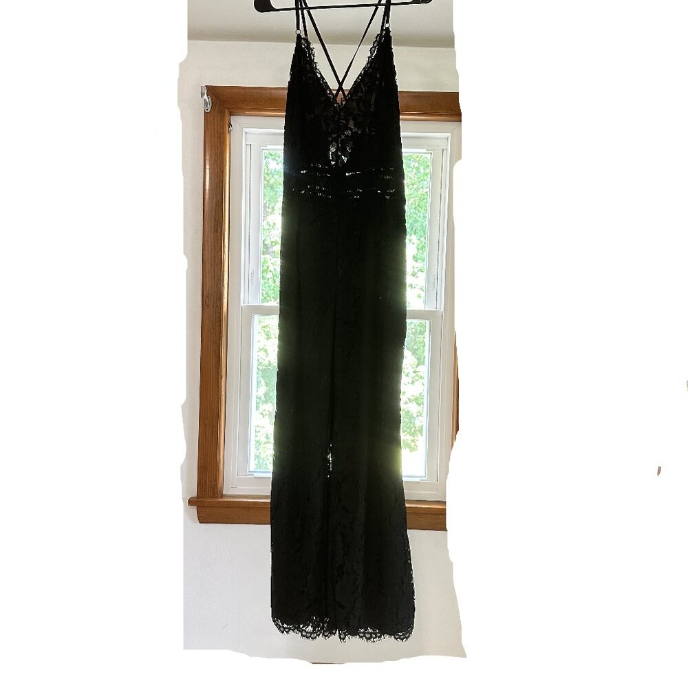 Black Lace Jumpsuit